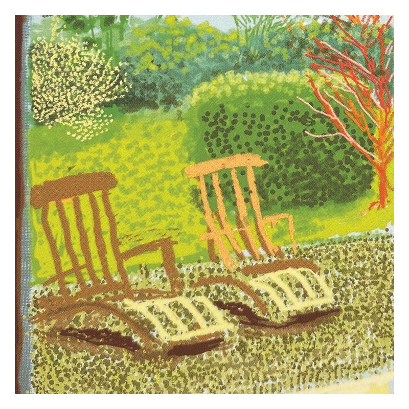 데이비드 호크니-The Arrival of Spring no. 138
