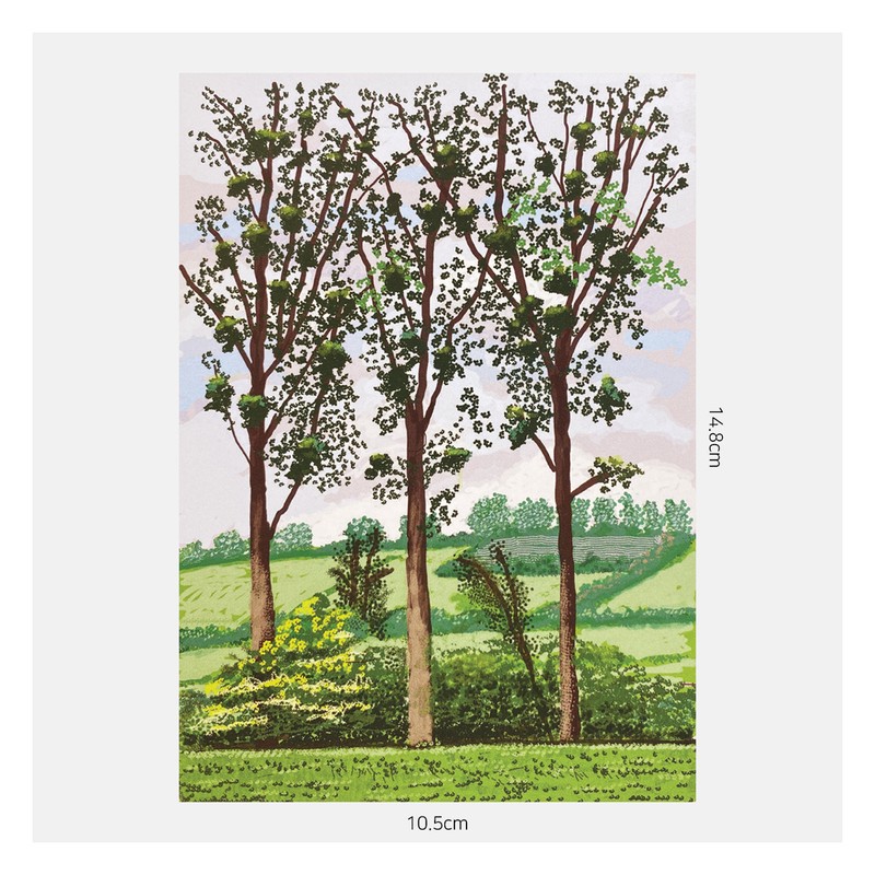 데이비드 호크니-The Arrival of Spring no. 299