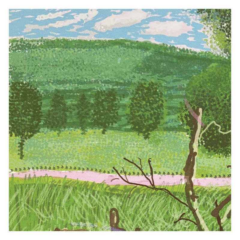 데이비드 호크니-The Arrival of Spring no. 323