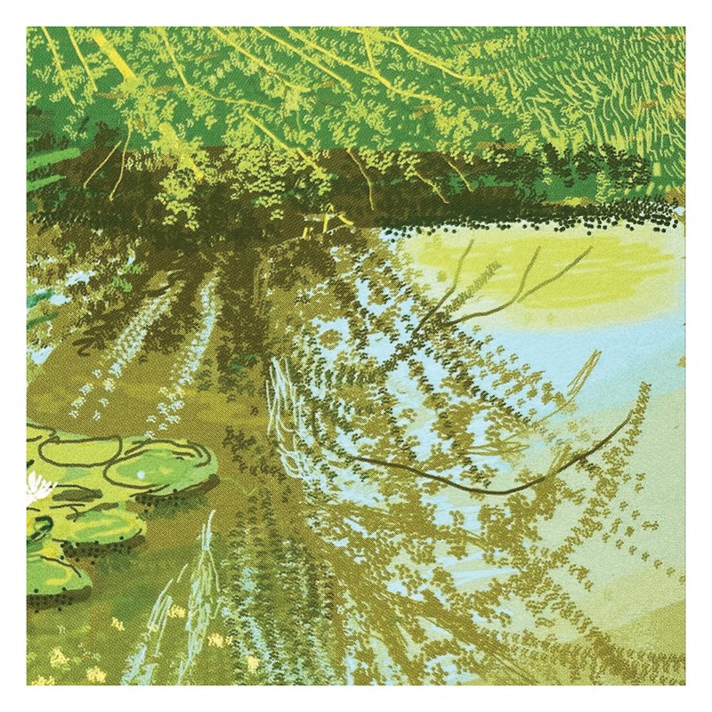 데이비드 호크니-The Arrival of Spring no. 340