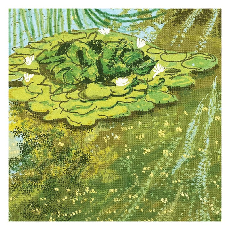 데이비드 호크니-The Arrival of Spring no. 340