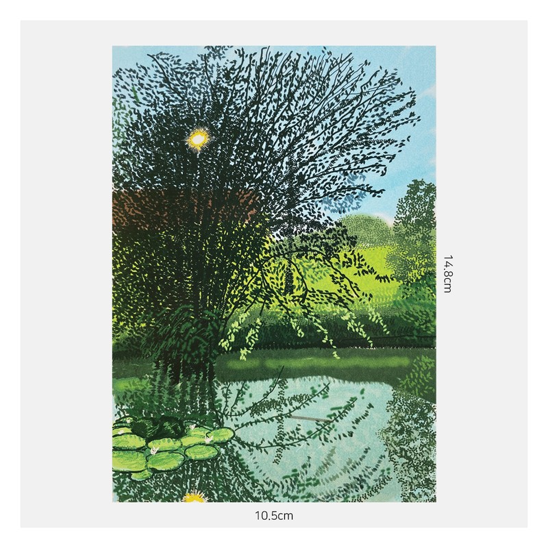 데이비드 호크니-The Arrival of Spring no. 358