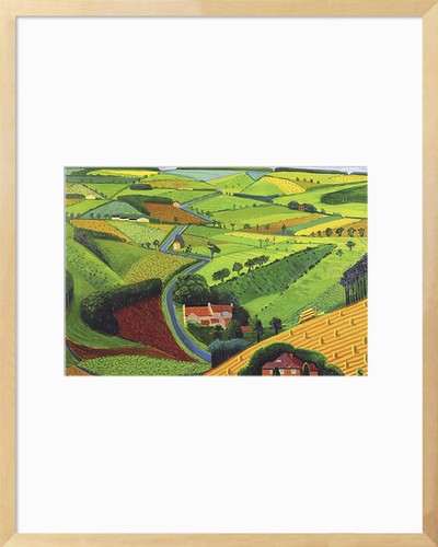 데이비드 호크니-Road Across The Wolds
