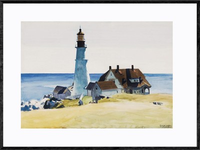 에드워드 호퍼 Edward Hopper-Lighthouse and Buildings, Portland Head